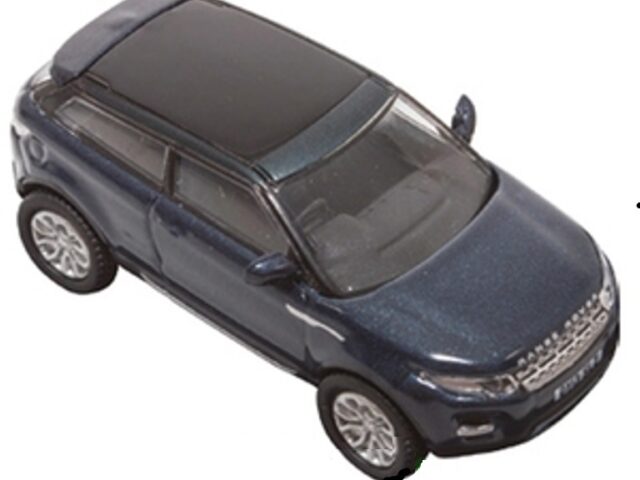Diecast Range Rover Evoque 1:76 Scale BLUE