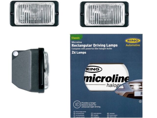 Microline Rectangular Fog / DRIVING LAMPS INCLUDING White Covers