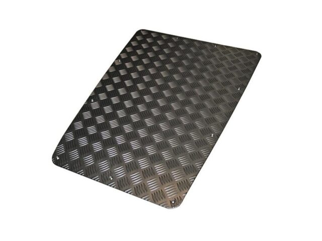 110 CHEQUER PLATE 2MM Black