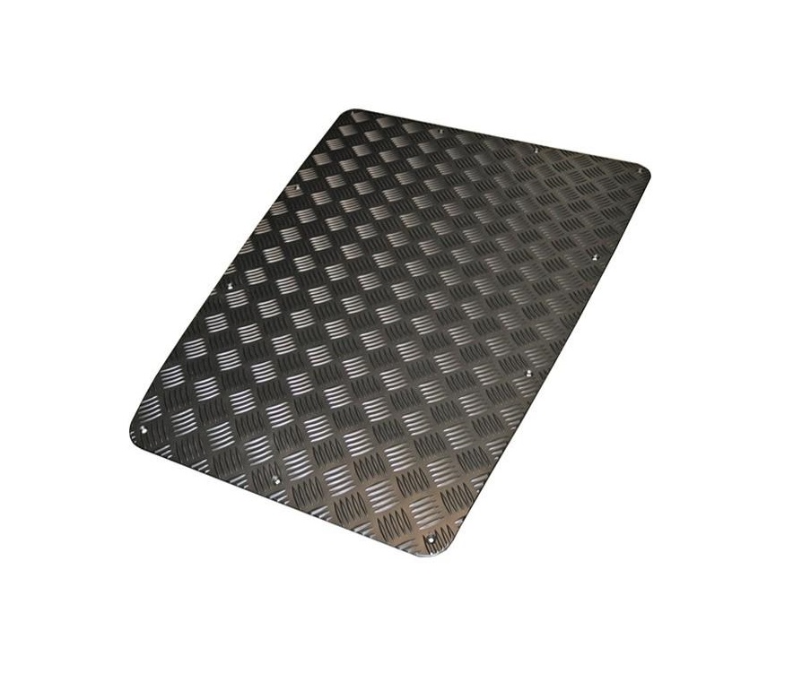 110 CHEQUER PLATE 2MM Black