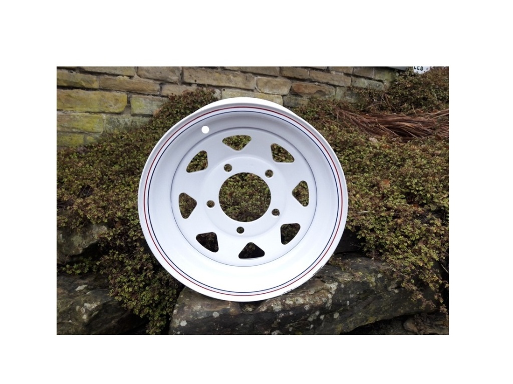 8 Spoke rim White