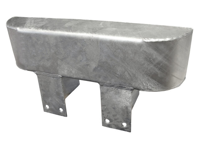 Galvanised Front Military Bumperette