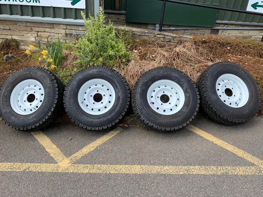 WHITE WOLF RIMS WITH INSATURBO MUD TERRAIN TYRES - SET OF FOUR