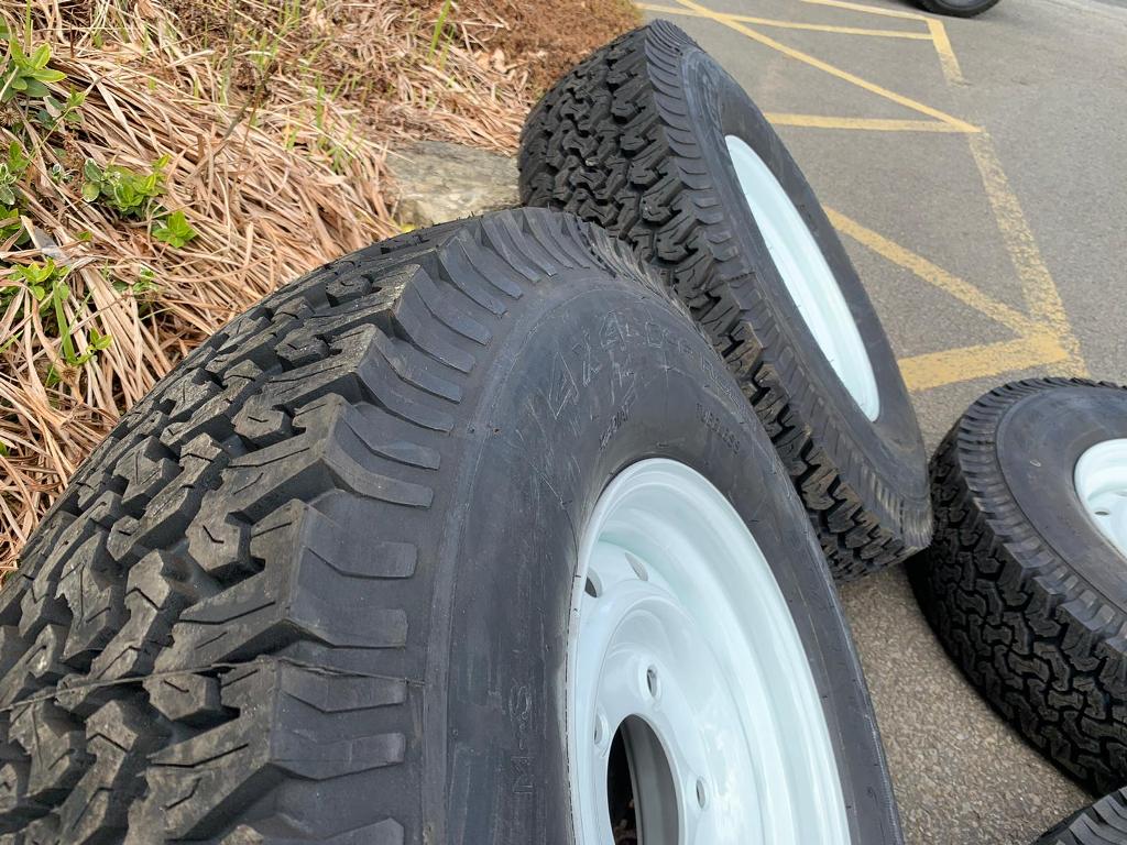 WHITE WOLF RIMS WITH INSATURBO ALL TERRAIN TYRES - SET OF FOUR