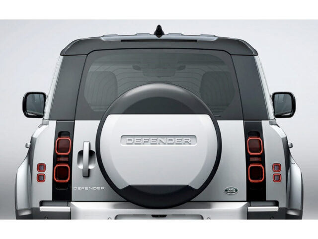 DEFENDER 2020 ON GENUINE SPARE WHEEL COVER - SILVER - VPLEW0143