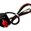 Code: DA8974 3 -way rotary switch 3 -way rotary switch for use with a Revotec fan controller enabling the fan to be manually controlled either on, off or automatic. Perfect for 4x4 applications such as wading. This product must be used with a Revotec electronic fan controller. Kit contains - Black anodised mounting bracket kit. Position decal. Sealed 3m wiring loom and connection diagram.