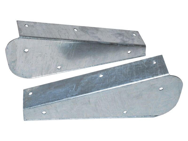 Galvanised mudflap brackets - DEFENDER