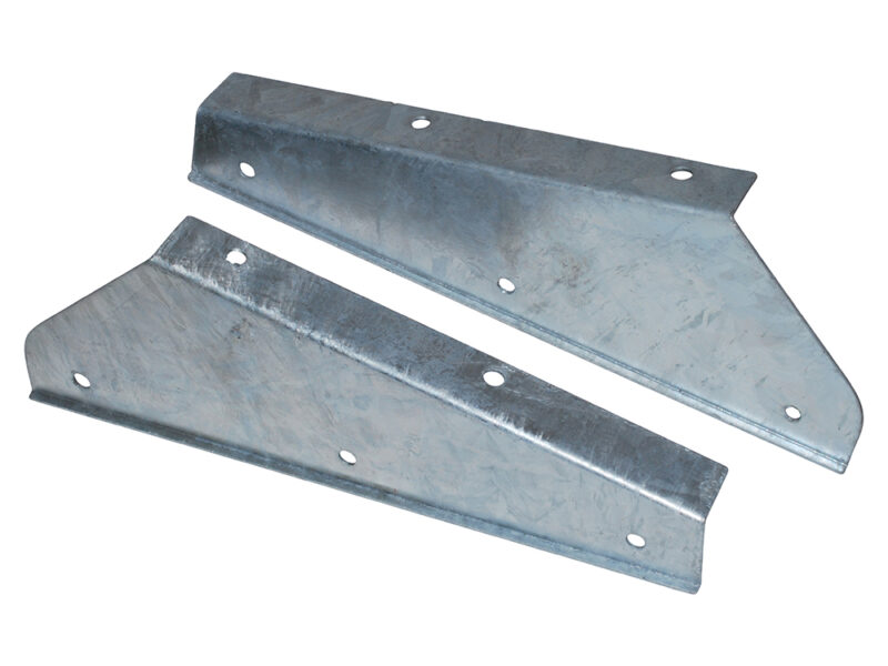 Galvanised mudflap brackets - DEFENDER