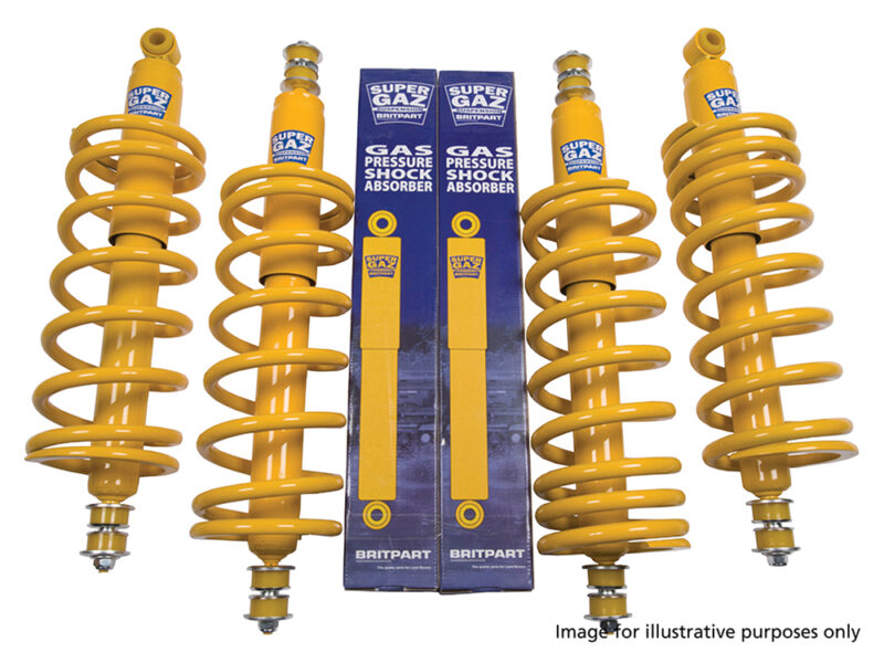 SUPER GAZ SHOCK ABSORBER & SPRING KIT DEF / D1/ RRC Heavy duty - standard height