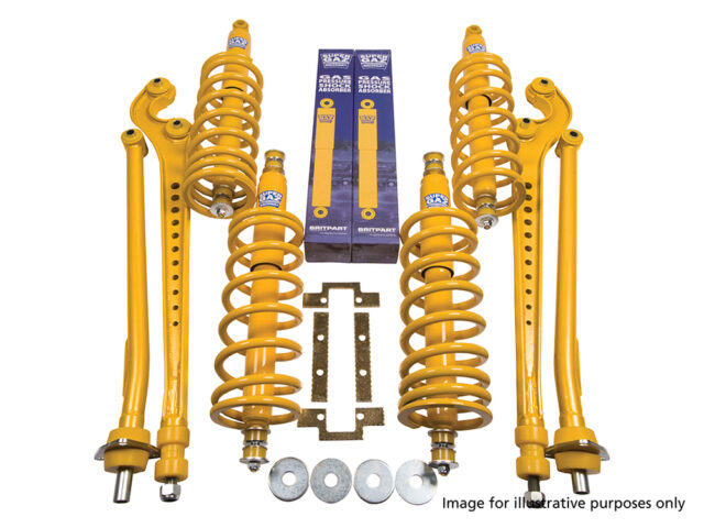 SUPER GAZ SUSPENSION KIT DEF 90 UPTO 94 / RANGE ROVER CLASSIC UPTO 86 - NARROW BUSH - +40MM LIFT