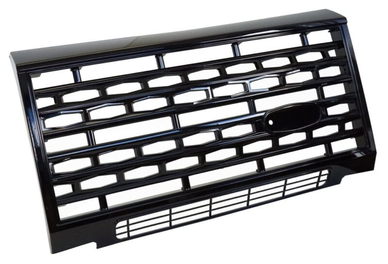 Adventure Edition Style Grille - Gloss Black  for Land Rover Defender with badge