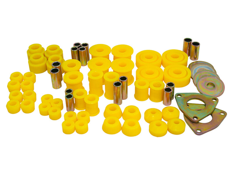 polyurethane bush kit defender - yellow