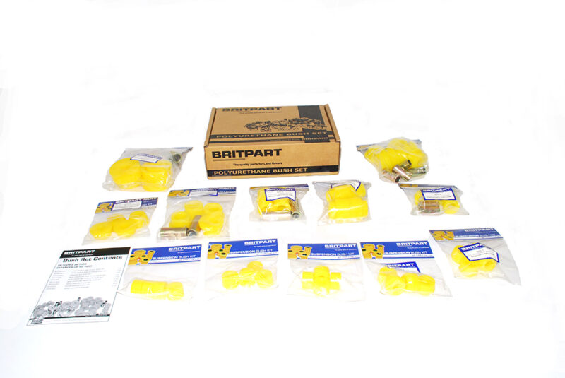 polyurethane bush kit defender - yellow