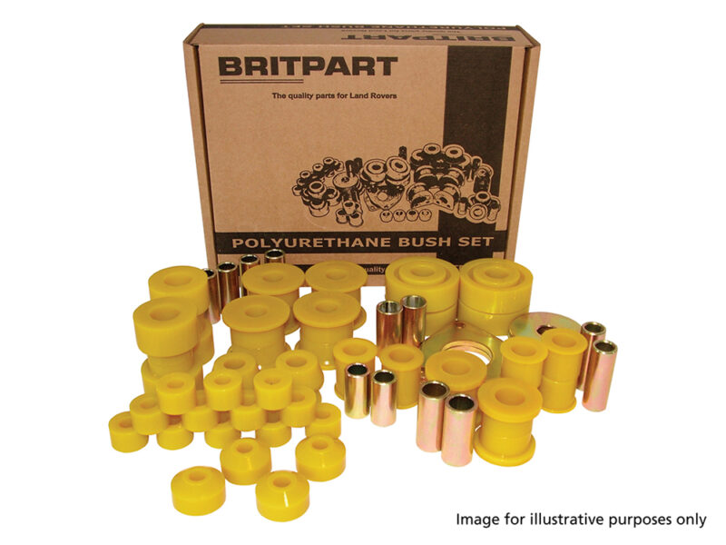 polyurethane bush kit defender - yellow