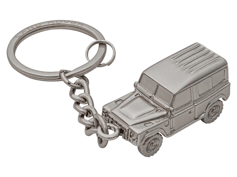 LAND ROVER DEFENDER 3D NICKEL KEYRING