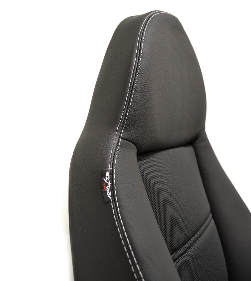 Modular Seats - Sold in Pairs only XS BLACK RACK 1/2 LEATHER