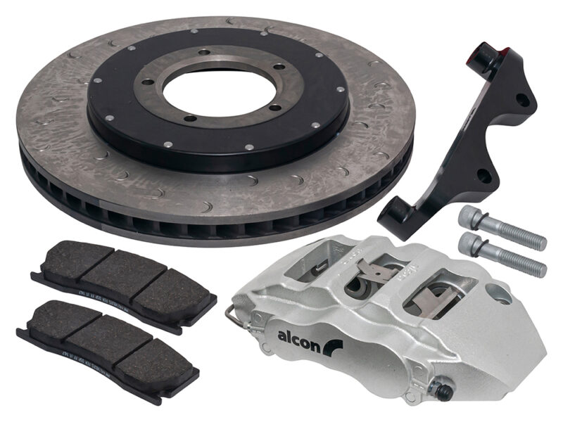 Alcon Defender Brake Kit 18" Front Silver calipers 6 Pistons