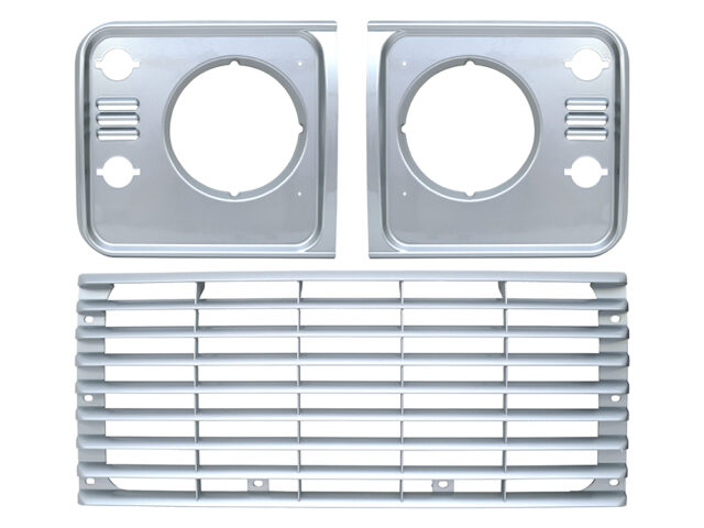 Replacement Grille & Headlight Surrounds defender - INDUS SILVER