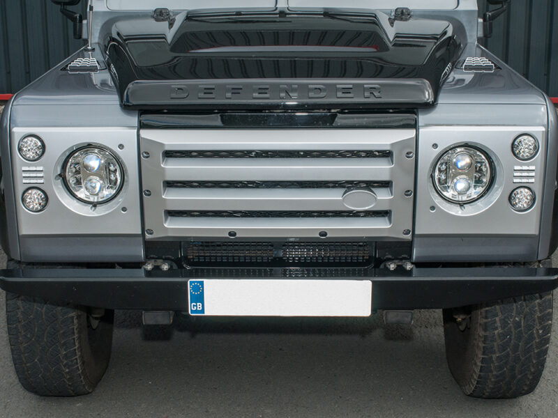 XS front grille & headlight surround sILVER WITH Black  mesh