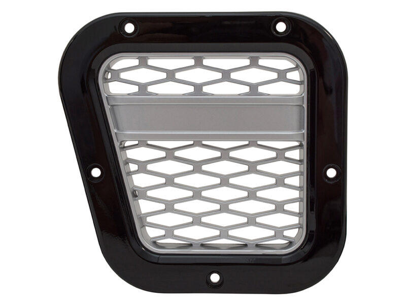 XS air intake grilles Black with silver mesh