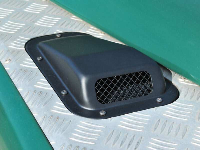 Air intake grille BLACK steel