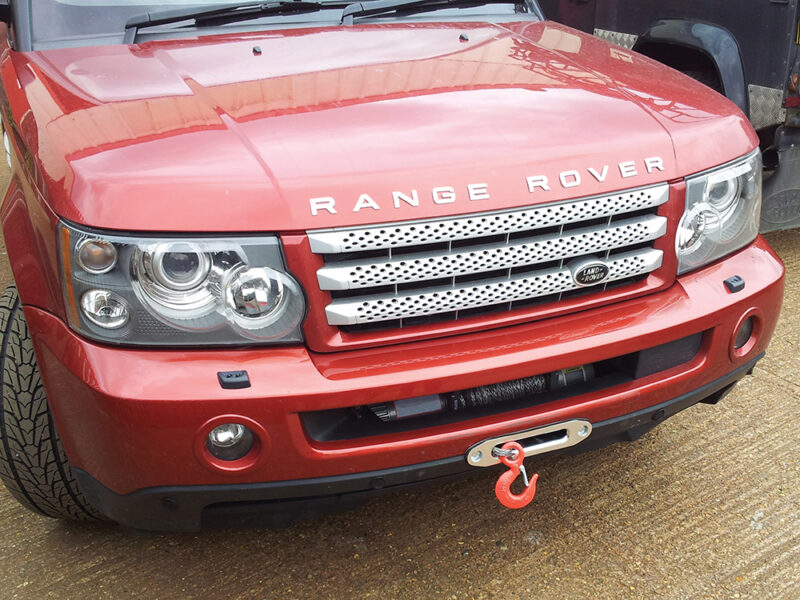 Discreet winch bumper DISCOVERY 3, 4 & rr sport