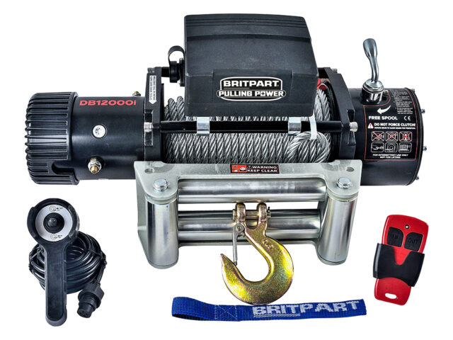 Power Winch 12,000lbs  Steel cable 12v