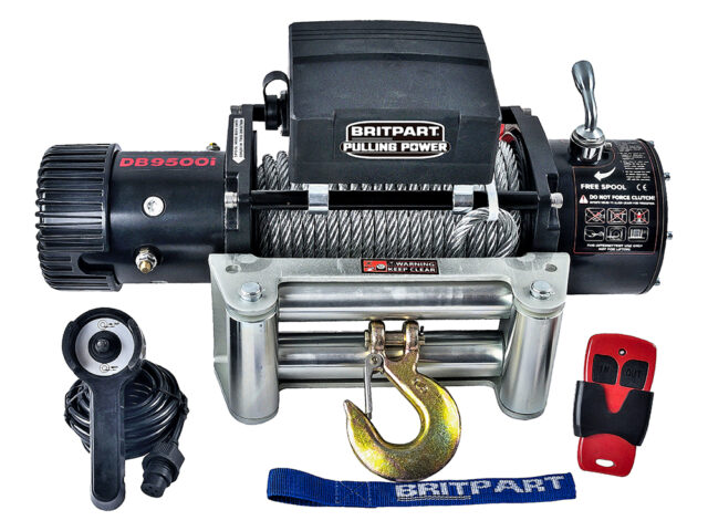 Power Winch 9,500lbs Steel cable 12 volt