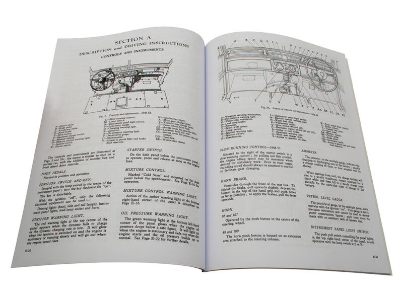 INSTRUCTION MANUAL LAND ROVER SERIES 1 DA1625