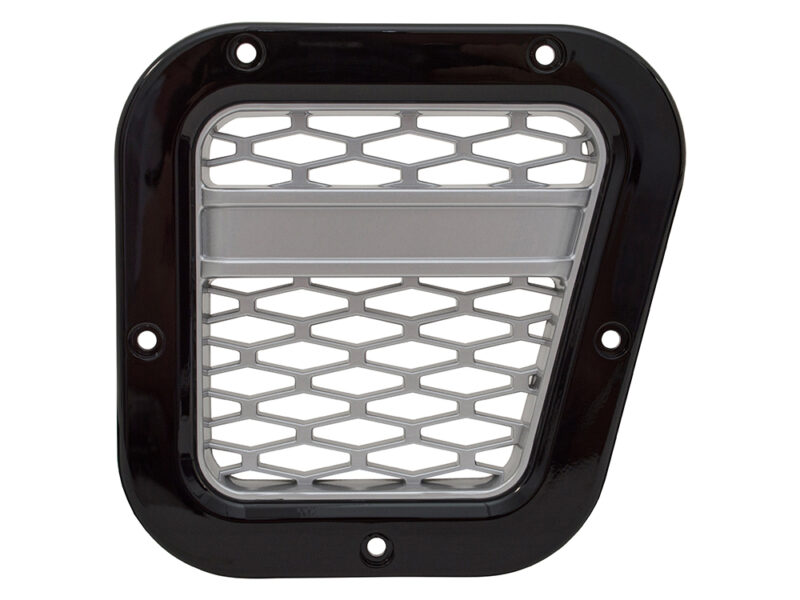 XS AIR INTAKE GRILLE BLACK WITH SILVER MESH - DA1970