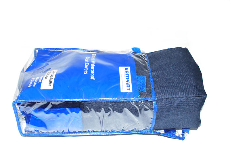 WATERPROOF SEAT COVERS BLUE DISCOVERY 1 DA2808BLUE REAR