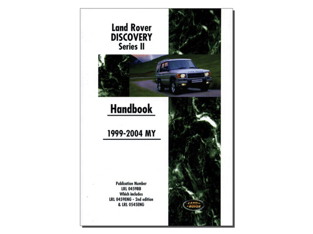 LAND ROVER DISCOVERY 2 HANDBOOK DA3161