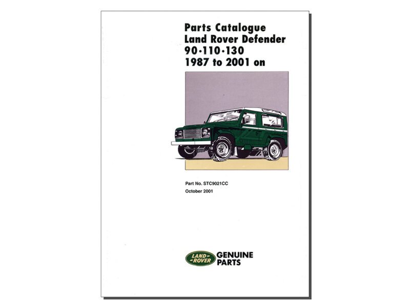 PARTS CATALOGUE LAND ROVER DEFENDER 90 / 110 / 130 1987-2006 STC9021CC