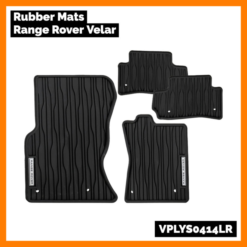 Rubber Mat Set Front & rear Range Rover Velar