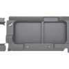REAR WINDOW SURROUNDS WITHOUT CUT-OUT LIGHT GREY