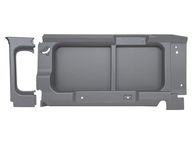 REAR WINDOW SURROUNDS WITHOUT CUT-OUT LIGHT GREY DEFENDER 90