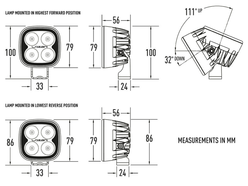 Utility-25 LAZER LIGHT DA3408