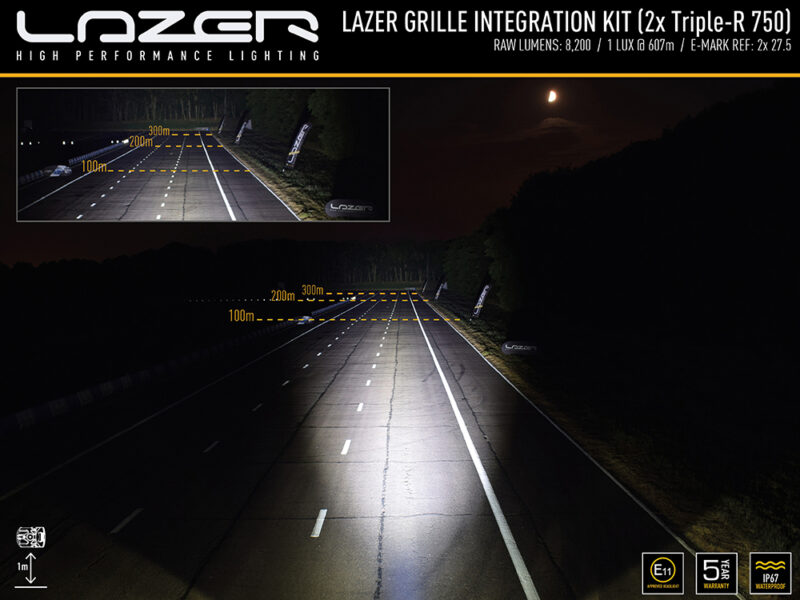 Triple-R 750 Elite LED Spotlights Grille Integration Kit DA3715