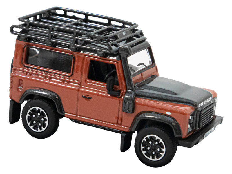 Diecast Defender 90 Adventure Phoenix Orange 1:76 Scale