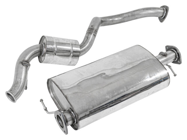 Double 'S' Stainless Steel Exhaust System Defender 90 2.4 / 2.2