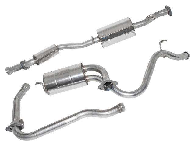 Double 'S' Stainless Steel Exhaust System Defender 90 200 TDI