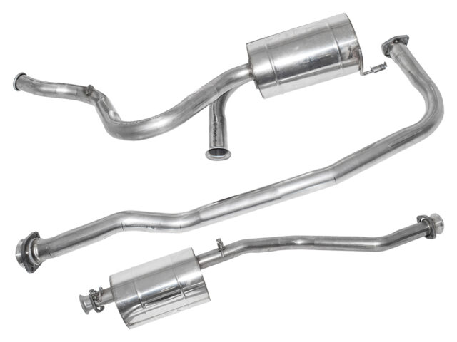 Double 'S' Stainless Steel Exhaust System Defender 90 300 tdi EARLY