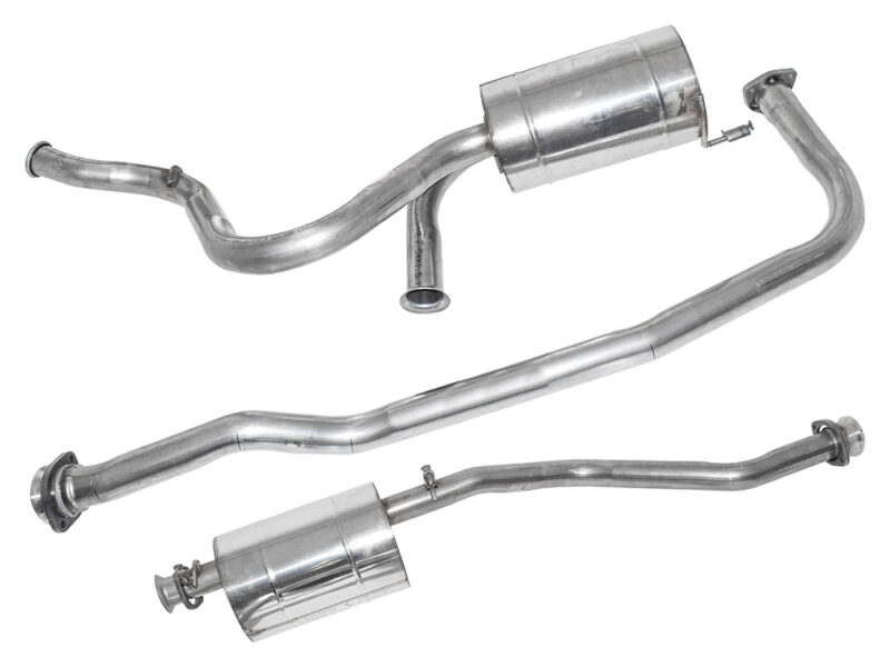 Double 'S' Stainless Steel Exhaust System Defender 90 300 tdi EARLY