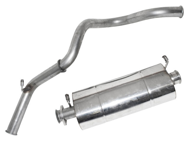 Double 'S' Stainless Steel Exhaust System Defender 90 300 tdi late