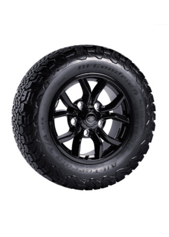 BOWLER 18" CLASSIC DEFENDER WHEELS GLOSS BLACK
