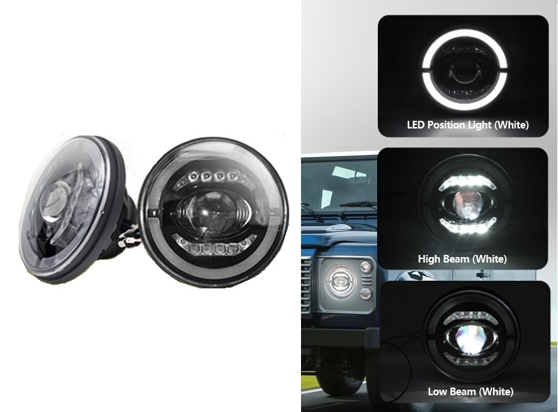 SUBTLE HALO LED HEADLAMPS DEFENDER SUBTLE HALO LED HEADLAMPS DEFENDER