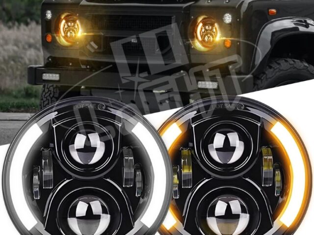 LED Headlights High/Low Halo DRL
